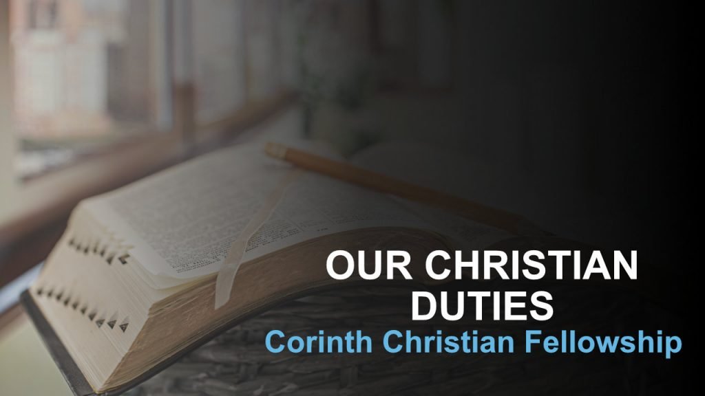 Our Christian Duties (Colossians 4:2-6)